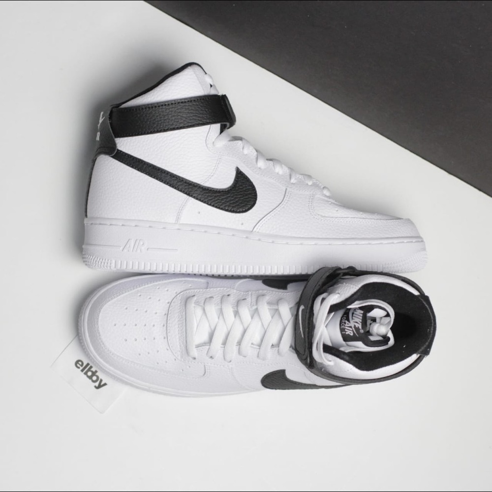 Nike air force 1 high black white size 9.5